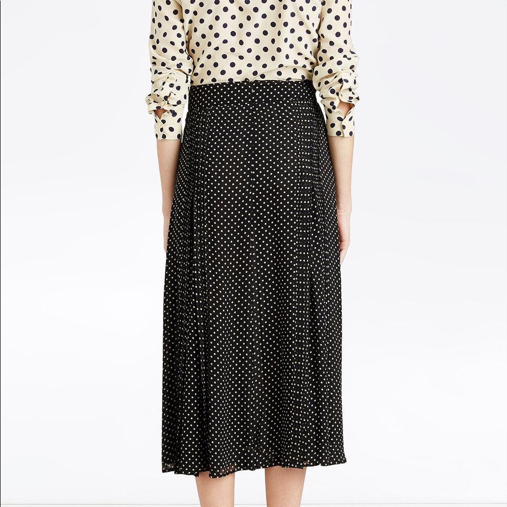 BURBERRY Silk Midi Length Skirt Size M | US 8
